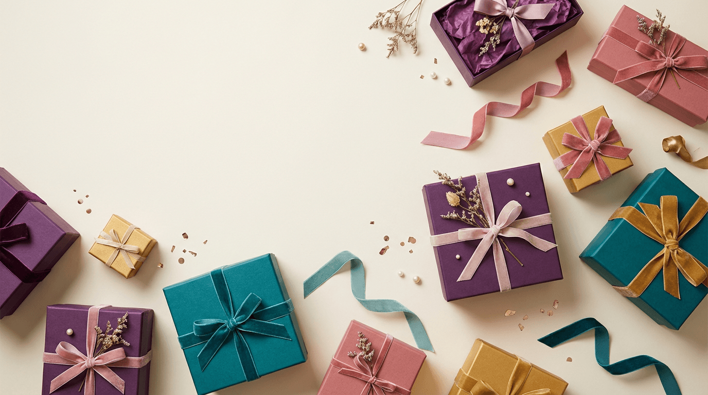 Corporate chocolate return gifts with foil-stamped logos
